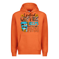 Carrot i pretend coffee helps but i'm still a bitch Premium Hoodie - Zillion Design Studio