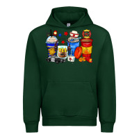 Forest Green dispatcher coffee cups Urban Hoodie - Zillion Design Studio