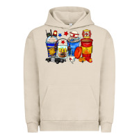Pigment French Oak dispatcher coffee cups Urban Hoodie - Zillion Design Studio