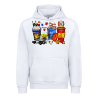 White dispatcher coffee cups Urban Hoodie - Zillion Design Studio
