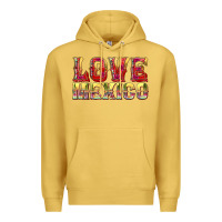 Antique Gold Love Mexico Premium Hoodie - texasbilliewilder