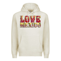 Oatmeal Heather Love Mexico Premium Hoodie - texasbilliewilder