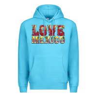 Ocean Blue Love Mexico Premium Hoodie - texasbilliewilder