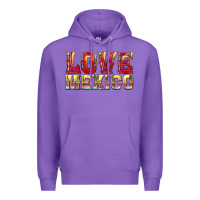 Purple Love Mexico Premium Hoodie - texasbilliewilder