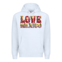 White Love Mexico Premium Hoodie - texasbilliewilder