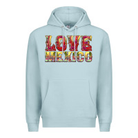 Blue Mist Love Mexico Premium Hoodie - texasbilliewilder
