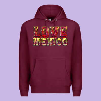Love Mexico Premium Hoodie Designed By Texasbilliewilder