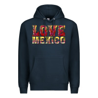 Navy Love Mexico Premium Hoodie - texasbilliewilder
