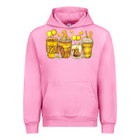 Fuchsia Pink childhood cancer coffee cups Urban Hoodie - Zillion Design Studio