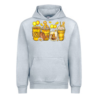 Heather Grey childhood cancer coffee cups Urban Hoodie - Zillion Design Studio