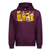 Mauve Wine childhood cancer coffee cups Urban Hoodie - Zillion Design Studio
