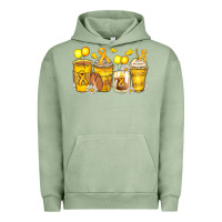 Pigment Oil Green childhood cancer coffee cups Urban Hoodie - Zillion Design Studio