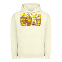 Pigment Pistachio childhood cancer coffee cups Urban Hoodie - Zillion Design Studio
