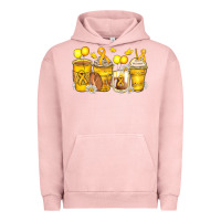 Pigment Salmon childhood cancer coffee cups Urban Hoodie - Zillion Design Studio
