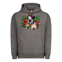Pigment Tornado christmas cows with tree Urban Hoodie - RanaPortraitStore