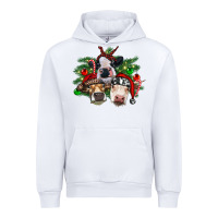 White christmas cows with tree Urban Hoodie - RanaPortraitStore