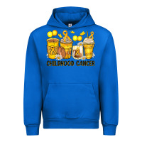 Cobalt childhood cancer coffee cups Urban Hoodie - Zillion Design Studio
