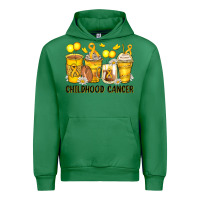Emerald childhood cancer coffee cups Urban Hoodie - Zillion Design Studio