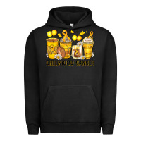 Pigment Black childhood cancer coffee cups Urban Hoodie - Zillion Design Studio