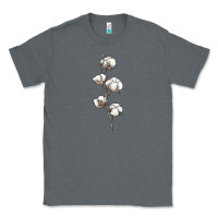 Charcoal Heather cotton Classic Tee - BarkalooDesign