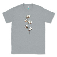 Heather Grey cotton Classic Tee - BarkalooDesign