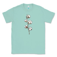 Seafoam cotton Classic Tee - BarkalooDesign