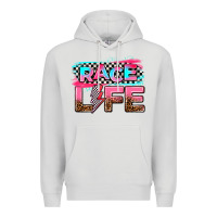 Dove Grey race life Premium Hoodie - AdoDesignShop