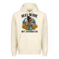 Tofu dead inside but caffeinated Premium Hoodie - Zillion Design Studio