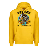 Lemon dead inside but caffeinated Premium Hoodie - Zillion Design Studio