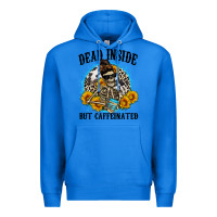 True Royal dead inside but caffeinated Premium Hoodie - Zillion Design Studio