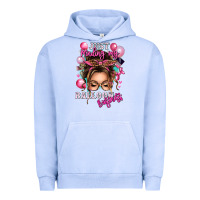 Pigment Grape Ice just minding my balloon business messy bun Urban Hoodie - texasbilliewilder