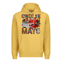 Antique Gold Cinco de Mayo Truck Premium Hoodie - texasbilliewilder