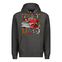 Charcoal Heather Cinco de Mayo Truck Premium Hoodie - texasbilliewilder