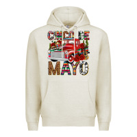 Oatmeal Heather Cinco de Mayo Truck Premium Hoodie - texasbilliewilder