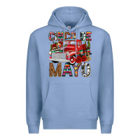 Colony Blue Cinco de Mayo Truck Premium Hoodie - texasbilliewilder