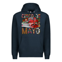 Navy Cinco de Mayo Truck Premium Hoodie - texasbilliewilder