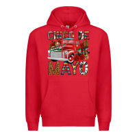 Red Cinco de Mayo Truck Premium Hoodie - texasbilliewilder