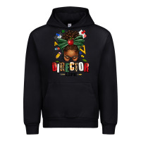 Black director life afro messy bun Urban Hoodie - texasbilliewilder