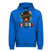 Cobalt director life afro messy bun Urban Hoodie - texasbilliewilder