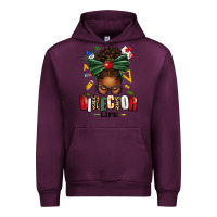 Mauve Wine director life afro messy bun Urban Hoodie - texasbilliewilder