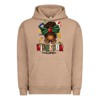 Pigment Burro director life afro messy bun Urban Hoodie - texasbilliewilder