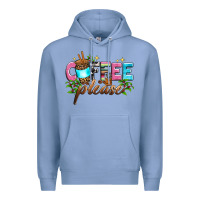 Colony Blue coffee please Premium Hoodie - Zillion Design Studio