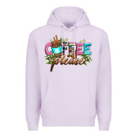 Lilac coffee please Premium Hoodie - Zillion Design Studio
