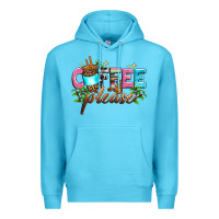 Ocean Blue coffee please Premium Hoodie - Zillion Design Studio
