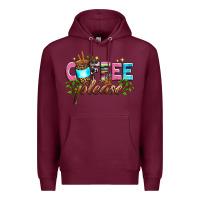 Burgundy coffee please Premium Hoodie - Zillion Design Studio