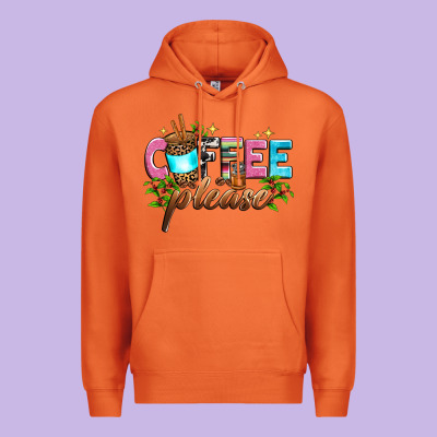 Coffee Please Premium Hoodie Designed By Zillion Design Studio