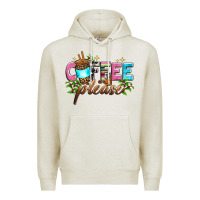 Oatmeal Heather coffee please Premium Hoodie - Zillion Design Studio
