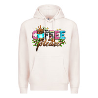 Pale Pink coffee please Premium Hoodie - Zillion Design Studio