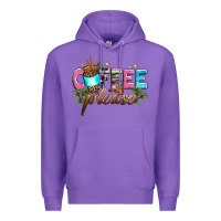 Purple coffee please Premium Hoodie - Zillion Design Studio