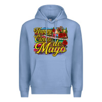 Colony Blue Happy Cinco de Mayo Premium Hoodie - texasbilliewilder